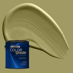 Rust-Oleum Color Spark Interior Paint and Primer in One, Eggshell, Wasabi Root, 1 Gallon
