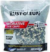 Rust-Oleum 301238 Decorative Color Chips Wall-Surface-Repair-Products, 1 Lb, Mocha Blend, 16 Ounce, (Pack of 1)