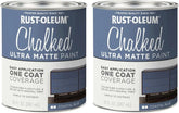 Rust-Oleum Coastal Blue Chalked All-in-One Ultra Matte Paint | One Coat Coverage | No Primer, Sanding, Or Topcoat Needed | Easy Clean Up | Made in USA | 30 OZ | 2 Pack
