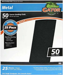 Ali Industries 4247 9 in. x 11 ft. Coarse 50 Grit Emery Cloth- 25 Count