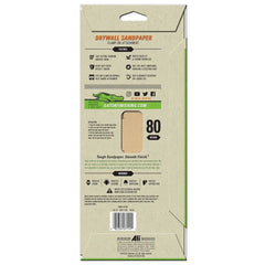 Gator 7114 Precut Drywall Sanding Screen Medium 80-Grit Sheet Sandpaper, 4.25 x 11.25 Inch, 10 Sheets