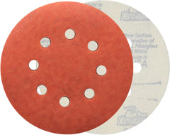 Gator 5" Random Orbit Hook & Loop Red Resin Aluminum Oxide Sanding Discs, 8-Hole, 320 Grit, 50 Pack