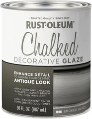 Rust-Oleum 315883 Chalked Decorative Glaze, 30 oz, Semi-Transparent Smoked