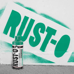 Rust-Oleum Rust-O Acrylic Spray Paint | Street Artist Spray Paint for Murals | Weather Resistant for Concrete, Wood, Brick and Other Surfaces | 11 Ounce | Matte Peacock | 6 Pack