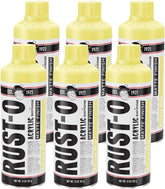 Rust-Oleum Rust-O Acrylic Spray Paint | Street Artist Spray Paint for Murals | Weather Resistant for Concrete, Wood, Brick and Other Surfaces | 11 Ounce | Matte Banana Whip | 6 Pack