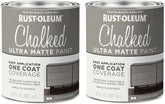 Rust-Oleum Country Gray Chalked All-in-One Ultra Matte Paint | One Coat Coverage | No Primer, Sanding, Or Topcoat Needed | Easy Clean Up | Made in USA | 30 OZ | 2 Pack