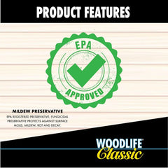 WOODLIFE 903-4PK Classic Above Ground Clear Wood Preservative, Gallon, Clear, 4 Pack