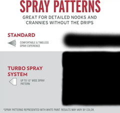 Rust-Oleum 398661 Stops Rust Turbo Spray System Spray Paint, 24 oz, Gloss Hunter Green