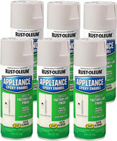 Rust-Oleum 7882830-6PK Specialty Appliance Epoxy Spray Paint, 12 oz, Almond, 6 Pack