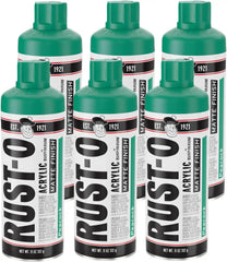 Rust-Oleum Rust-O Acrylic Spray Paint | Street Artist Spray Paint for Murals | Weather Resistant for Concrete, Wood, Brick and Other Surfaces | 11 Ounce | Matte Peacock | 6 Pack