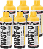 Rust-Oleum Rust-O Acrylic Spray Paint | Street Artist Spray Paint for Murals | Weather Resistant for Concrete, Wood, Brick and Other Surfaces | 11 Ounce | Matte Taxi | 6 Pack