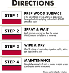 Watco Rejuvenating Oil Spray | Restores Oil‑Finished Wood | Removes Surface Grime | Renews Luster | Clear | 11.25 oz
