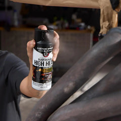 Rust-Oleum Automotive High Heat Spray Paint Custom Spray 5-in-1, 12 oz, Flat Black