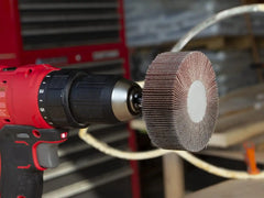 Gator 3" Drill Mounted Flap Wheel, Aluminum Oxide, Coarse Grit