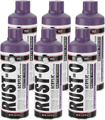 Rust-Oleum Rust-O Acrylic Spray Paint | Street Artist Spray Paint for Murals | Weather Resistant for Concrete, Wood, Brick and Other Surfaces | 11 Ounce | Matte Grape Lollipop | 6 Pack