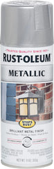 Rust-Oleum 7271830 Stops Rust Metallic Spray Paint, 11 oz, Silver