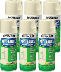 Rust-Oleum 210372-6PK Specialty Appliance Epoxy Spray Paint, 12 oz, Biscuit, 6 Pack