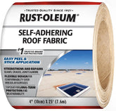 Rust-Oleum Self-Adhering Roof Fabric Roofing Tape, 4" x 25' Roll