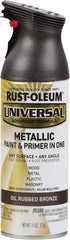 Rust-Oleum 249131 Universal All Surface Metallic Spray Paint, 11 oz, Oil Rubbed Bronze
