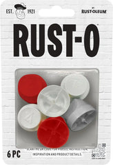 Rust-Oleum Rust-O Acrylic Spray Paint | Street Artist Spray Paint Cap Accessory Pack | Compatible with Rust-O Spray Paint Only | 6 Caps