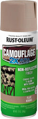 Rust-Oleum 279177 Camouflage 2X Ultra Cover Spray Paint, 12 oz, Khaki