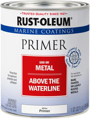 Rust-Oleum 396963 Marine Metal Primer, Quart, White