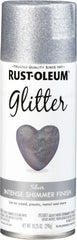 Rust-Oleum 267734 Spray Paint, Each, Silver Glitter