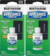Rust-Oleum Paint 213174 .6-Ounce Specialty Brush Bottle Appliance Touch Up, Black, 0.6 Ounce (Pack of 2)