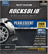 Rust-Oleum 306328 RockSolid Pearlescent 1 Car Garage Floor Coating Kit, Smoky Blue