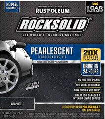 Rust-Oleum 306328 RockSolid Pearlescent 1 Car Garage Floor Coating Kit, Smoky Blue