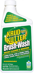 Krud Kutter Brush-Wash Cleaner and Renewer, 32 oz, Paint Brush Cleaner for Latex and Oil Based Paint, Restores Brushes and Rollers, Removes Paint Residue and Buildup