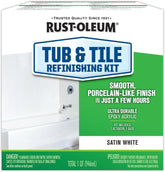Rust-Oleum 385279 Tub And Tile Refinishing 2-Part Kit, Satin White