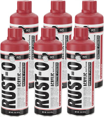 Rust-Oleum Rust-O Acrylic Spray Paint | Street Artist Spray Paint for Murals | Weather Resistant for Concrete, Wood, Brick and Other Surfaces | 11 Ounce | Matte Carnivale | 6 Pack