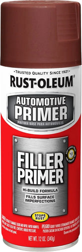 Rust-Oleum 249320 Automotive Filler Primer Spray, 11 oz, Red