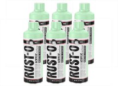 Rust-Oleum Rust-O Acrylic Spray Paint | Street Artist Spray Paint for Murals | Weather Resistant for Concrete, Wood, Brick and Other Surfaces | 11 Ounce | Matte Hint Of Mint | 6 Pack