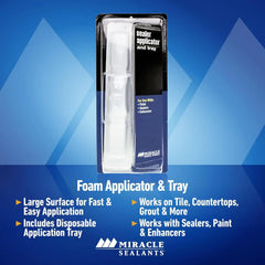 Miracle Sealants Sealer Applicator & Tray for Tile, Stone & Grout Sealers