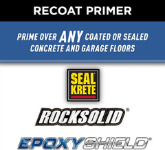 Rust-Oleum 338806 Concrete & Garage Floor Recoat Primer, Gallon, Gray