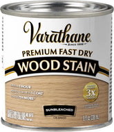 Varathane Premium Fast Dry Wood Stain | 1 Hour Dry Time | 1 Coat Color | Interior Wood Stain | Furniture, Cabinets, Doors, Trim | Half Pint | Sunbleached