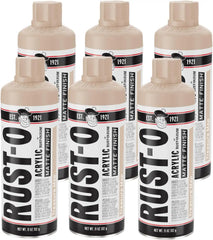 Rust-Oleum Rust-O Acrylic Spray Paint | Street Artist Spray Paint for Murals | Weather Resistant for Concrete, Wood, Brick and Other Surfaces | 11 Ounce | Matte Treasure Map | 6 Pack