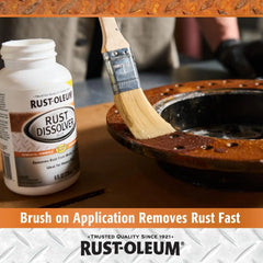 Rust-Oleum Rust Dissolver Jelly | Heavy-Duty Corrosion Remover for Metal Tools, Cars, Bikes, Grills, Bolts, Firearms & More | 8 oz