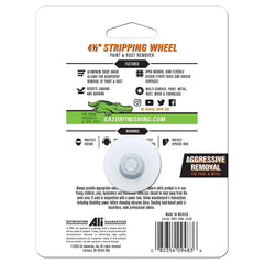 Gator 4-1/2" x 7/8" Type 27 Stripping Wheel, Silicone Carbide, Extra Coarse Grit (Pack of 10)