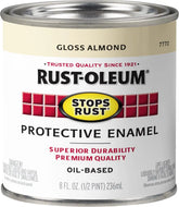 Rust-Oleum 7770730 Stops Rust Brush On Paint, Half Pint, Gloss Almond
