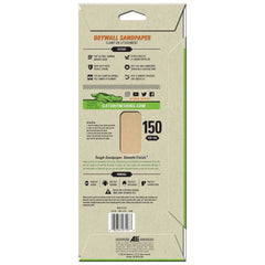Gator 7107 Very Fine 150-Grit Drywall Sheet Sandpaper, 4.25 x 11.25 Inch, 10 Sheets