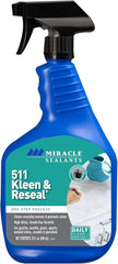 Miracle Sealants 511 Kleen & Reseal Cleaner & Protectant Spray for Granite, Marble, Stone, Countertops, Tile & Grout, 32 oz