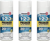 Zinsser 272479-3PK Bulls Eye 1-2-3 Plus Spray Primer, 13 oz, White, 3 Pack
