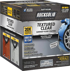 Rust-Oleum 317382 RockSolid Garage Floor Coating, 2.5 Car Kit, Textured Clear