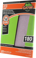 Gator CeraMax 9" x 11" Ceramic Sanding Sheets, 180 Grit, 25 Pack