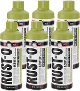 Rust-Oleum Rust-O Acrylic Spray Paint | Street Artist Spray Paint for Murals | Weather Resistant for Concrete, Wood, Brick and Other Surfaces | 11 Ounce | Matte Grass Stain | 6 Pack