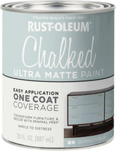 Rust-Oleum Serenity Blue Chalked All-in-One Ultra Matte Paint | One Coat Coverage | No Primer, Sanding, Or Topcoat Needed | Easy Clean Up | Made in USA | 30 OZ