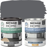 Rust-Oleum 367596 Home Interior Floor Coating Kit, Matte Charcoal Gray